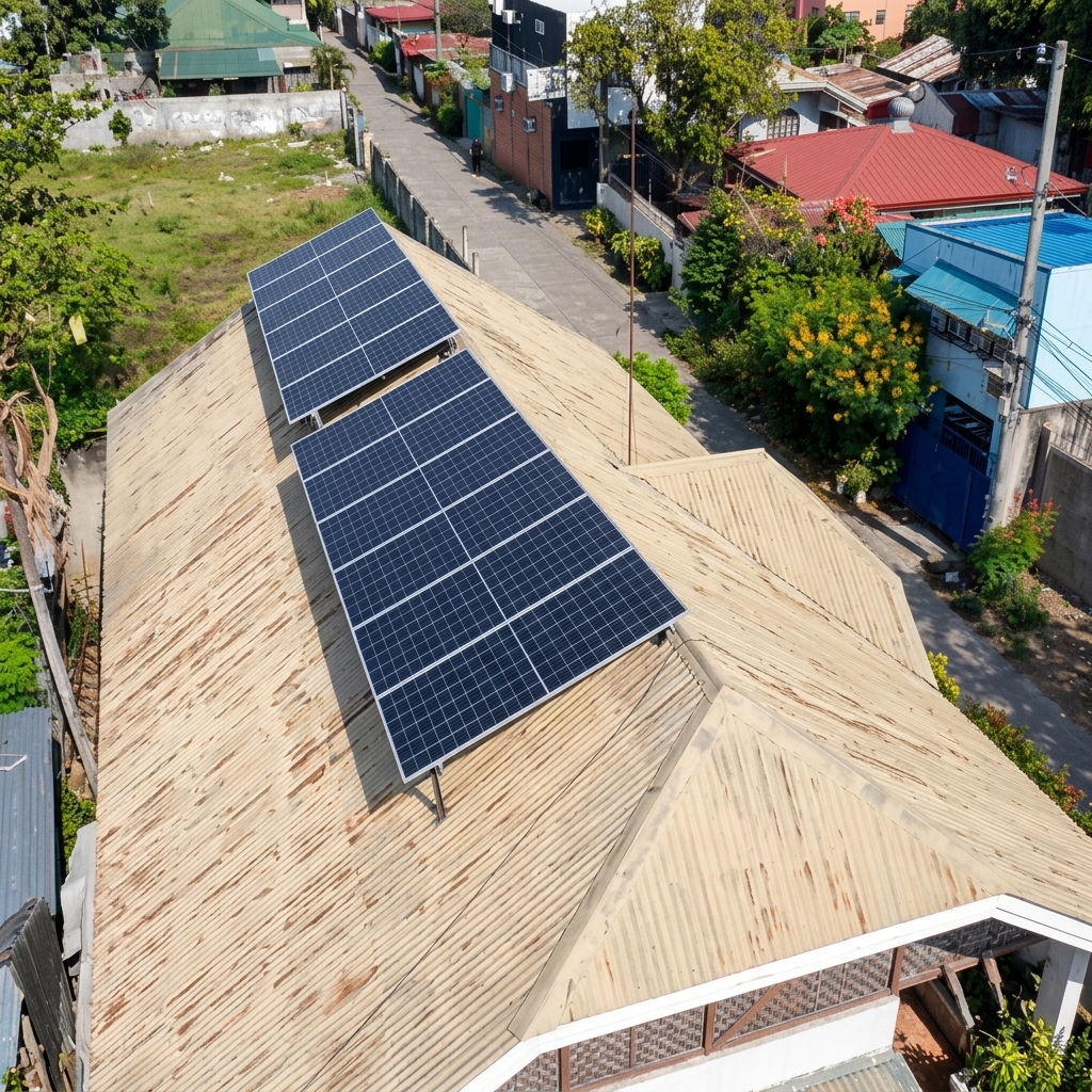 Hybrid Solar Storage Installation